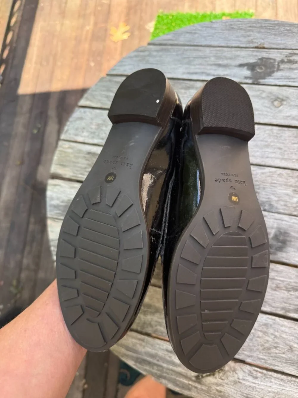 Kate Spade Leather Penny Loafer Sz 9